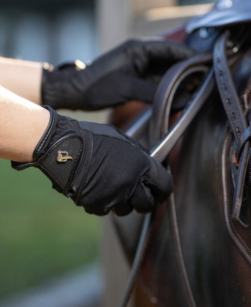 LeMieux Pro Mesh Glove Black-1